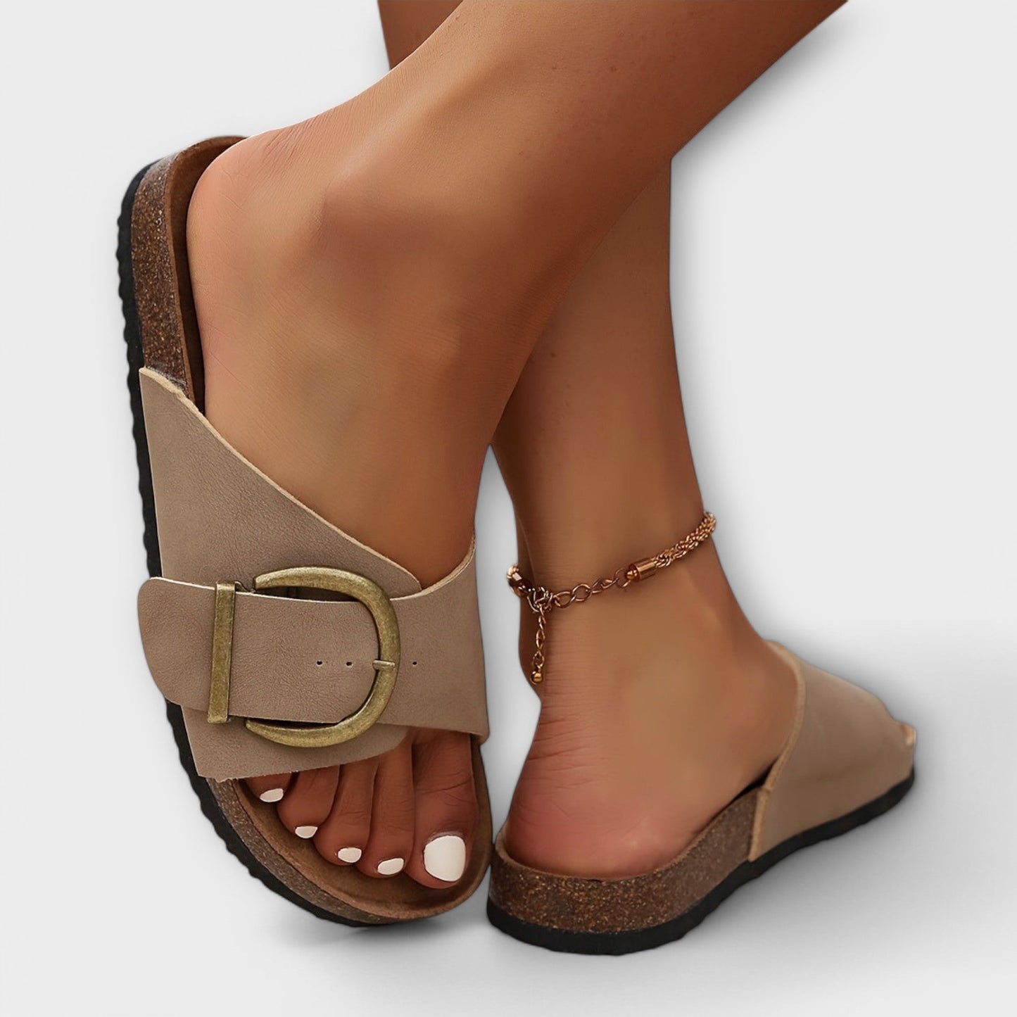 Sloan - Stylish Warm Buckle Strap Sandals