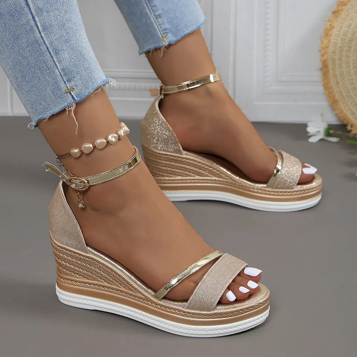 Nyla - Elegant Strappy Orthopedic Sandals