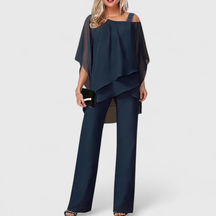 Ellianna - Elegant Two Piece Pant Set