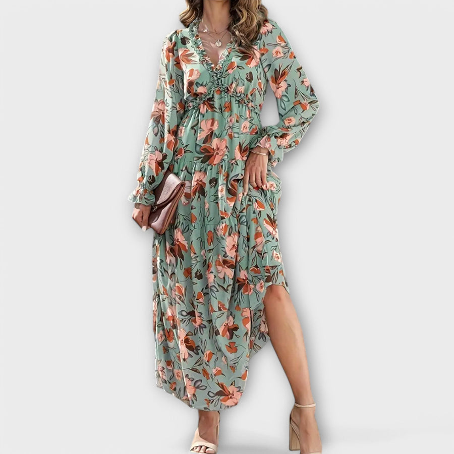 Harlee - Women’s Stylish Maxi Dresses Floral V Neck