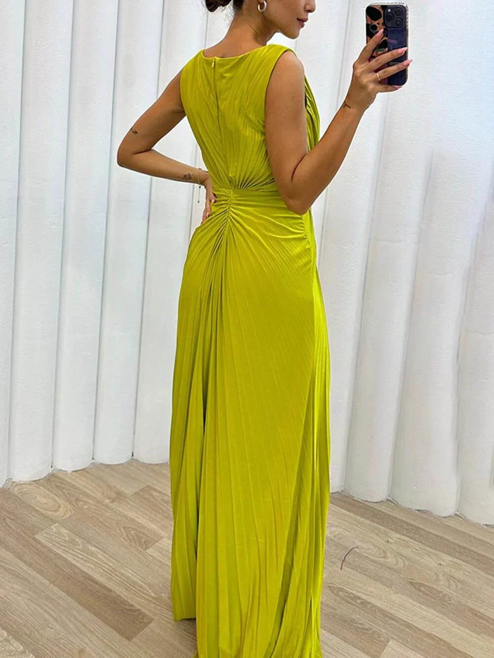 Evira - Elegant Wedding Guest  Maxi Dress