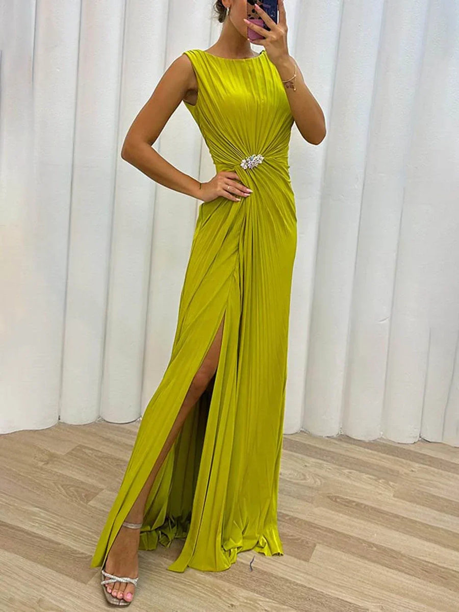 Evira - Elegant Wedding Guest  Maxi Dress