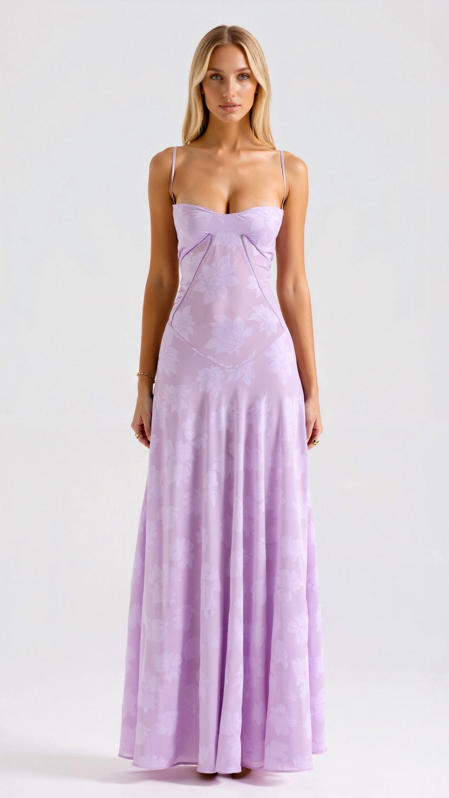 Kinsey - Women’s Slip Maxi Wedding Guest Dress