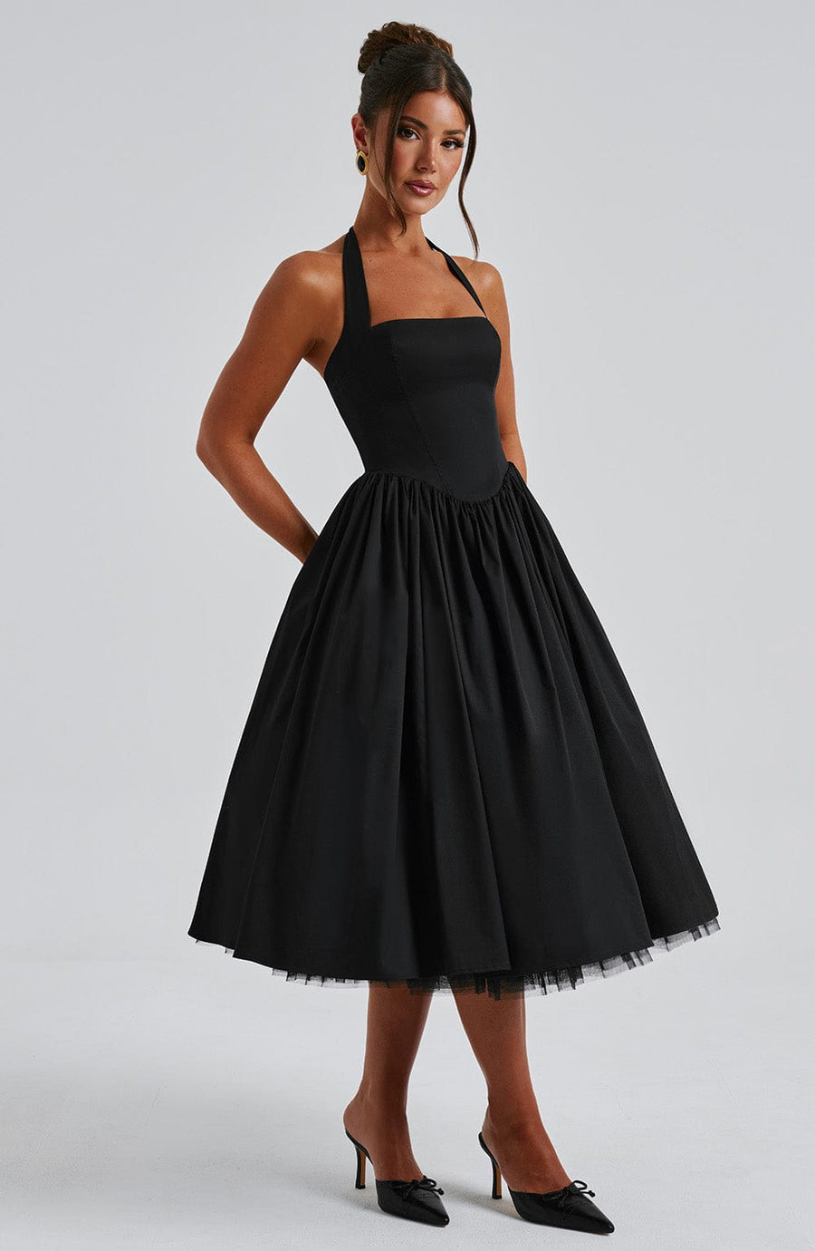 Imani - Women’s Wedding Guest Midi Dress