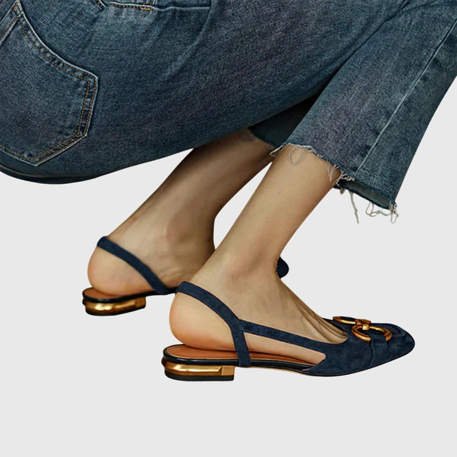 Olive - Elegant Buckle Orthopedic Sandals