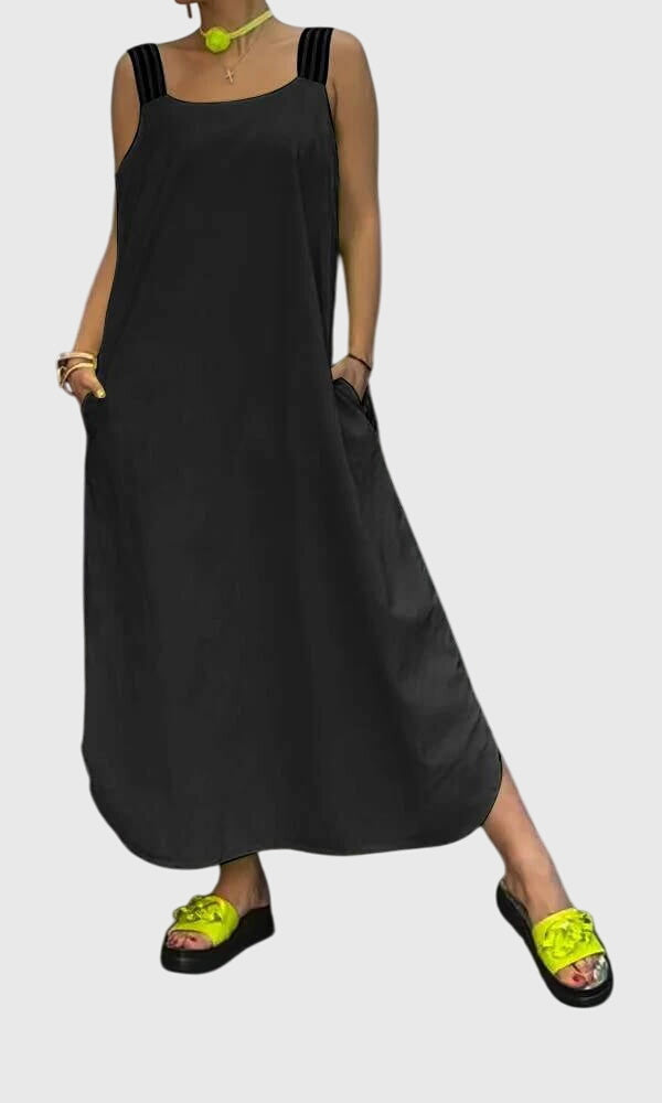 Lyla - Stylish Warm Striped Summer Dress