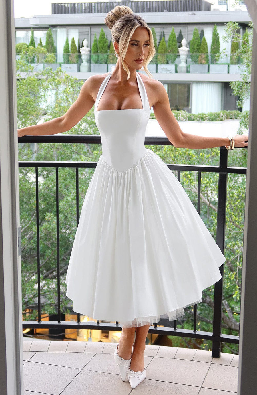 Imani - Women’s Wedding Guest Midi Dress