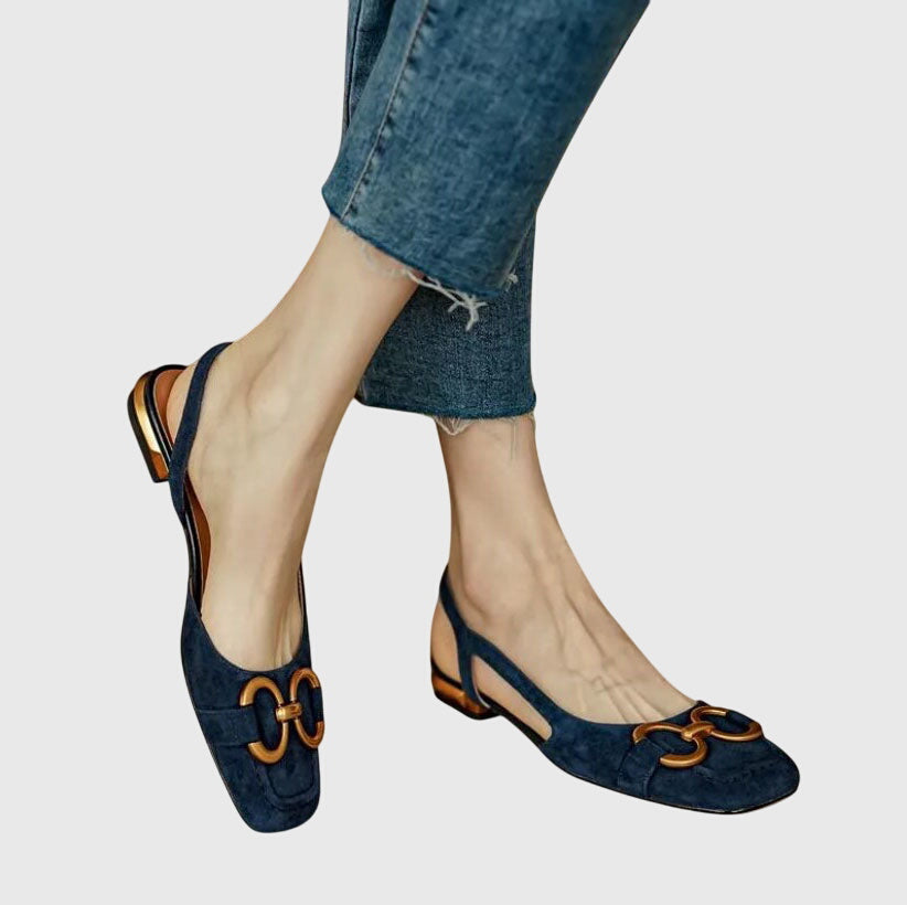Olive - Elegant Buckle Orthopedic Sandals