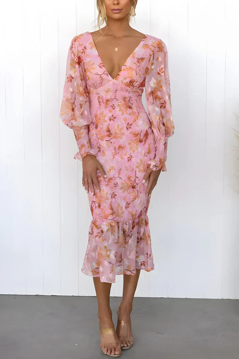 Lark - Women's Floral Wedding Guest Dress