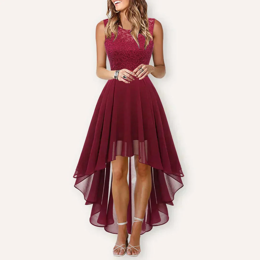 Itzel - Women's High Low Stylish Wedding Guest Dress High Low