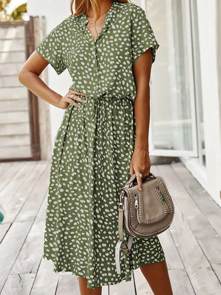 Maddilyn - Women's Stylish Animal Print Summer Dress