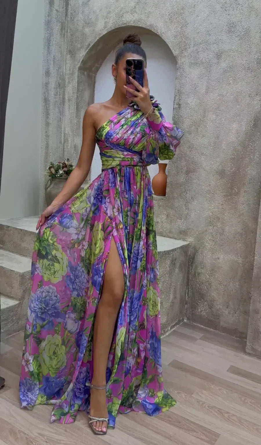 Delia - Women’s Floral Summer Maxi Dress