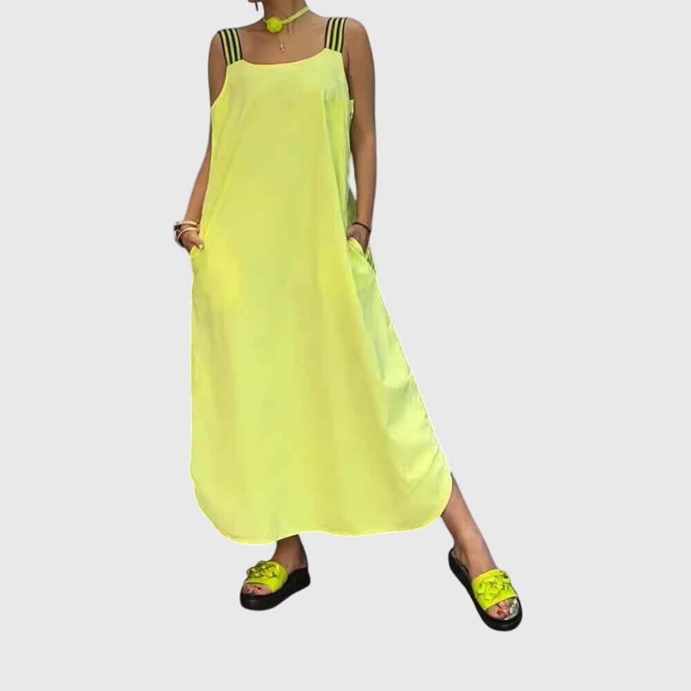Lyla - Stylish Warm Striped Summer Dress