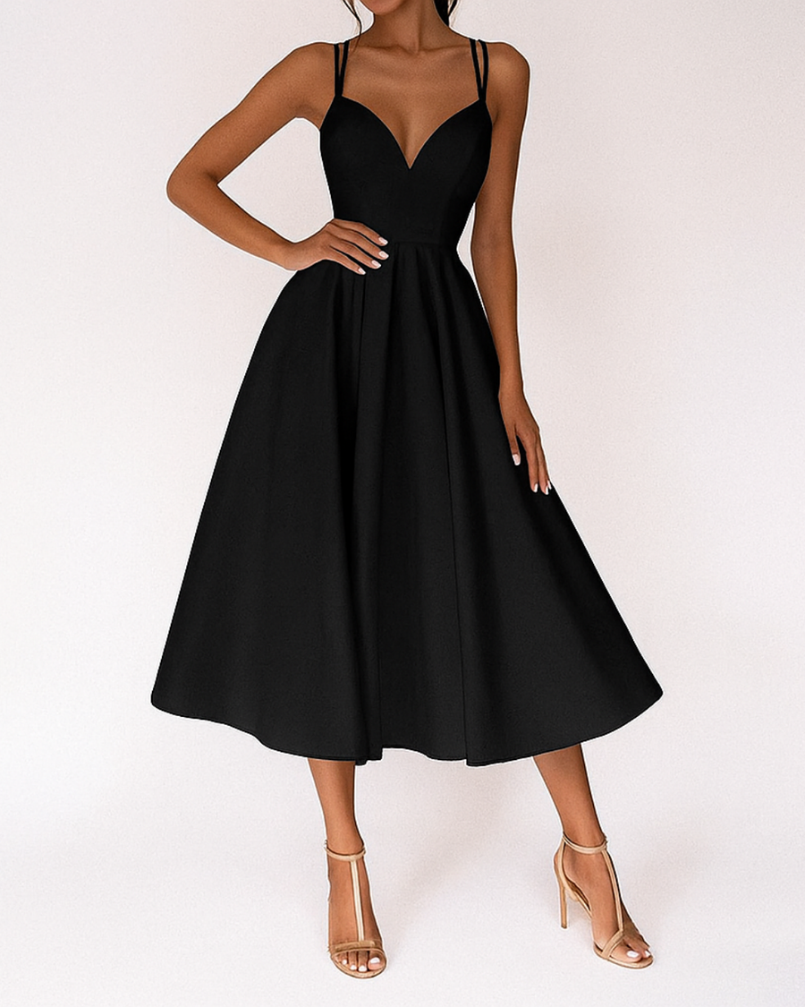Briar - Women’s Strappy Wedding Guest Midi Dress
