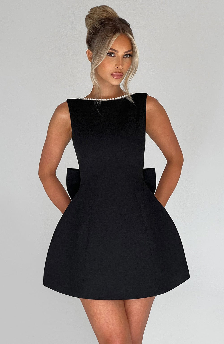 Khalani - Women’s Warm Structured Mini Wedding Guest Dress