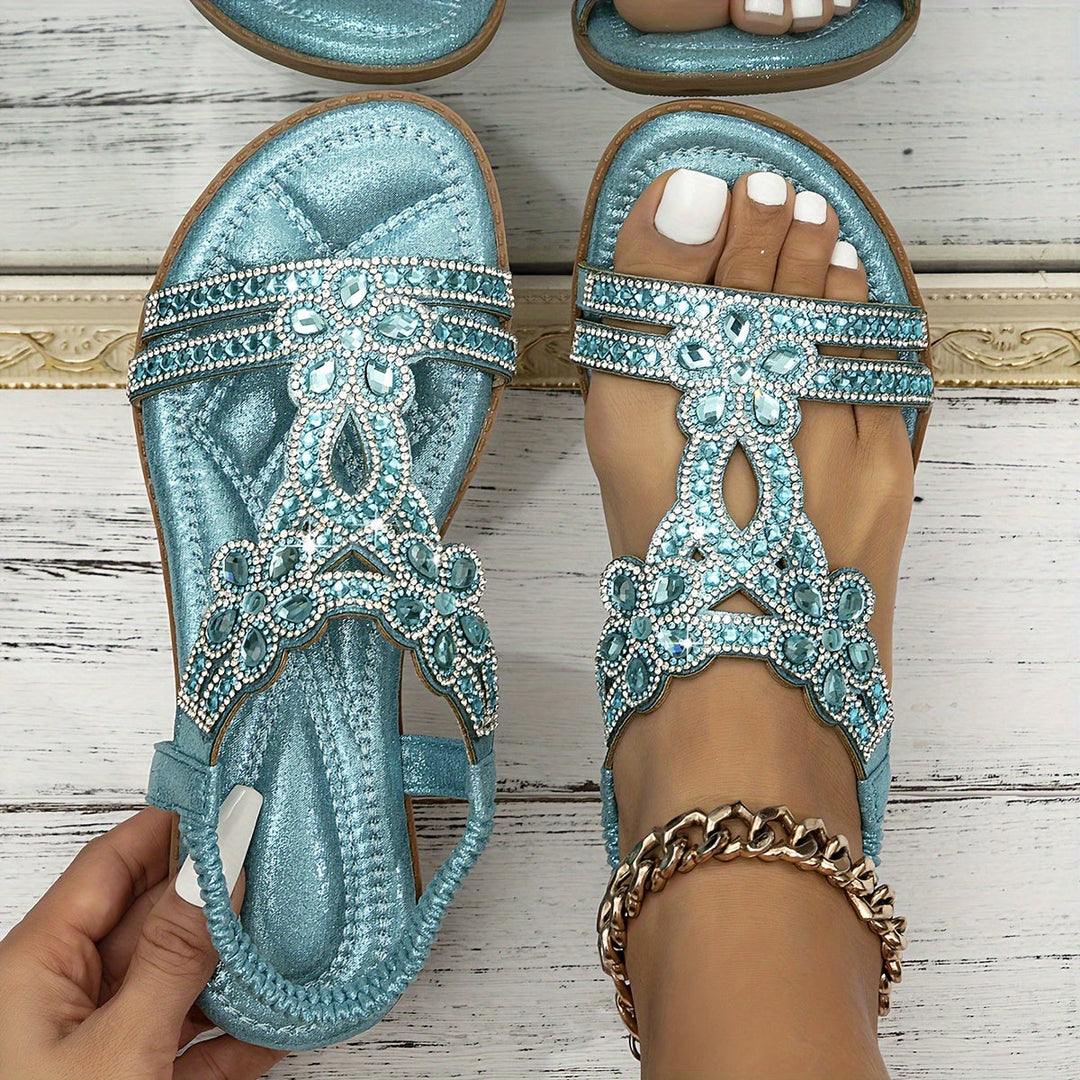 Taliyah - Stylish Embellished Straps Boho Sandals