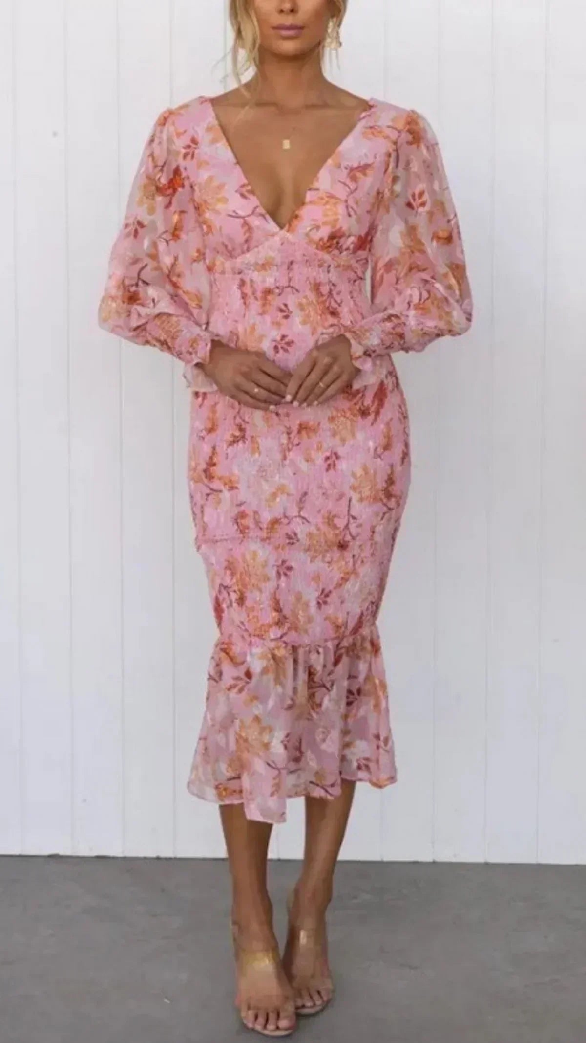 Lark - Women's Floral Wedding Guest Dress