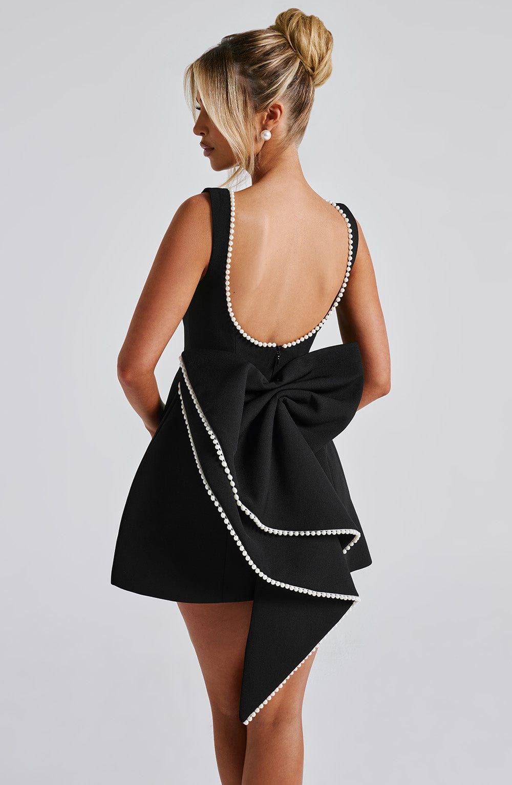 Khalani - Women’s Warm Structured Mini Wedding Guest Dress