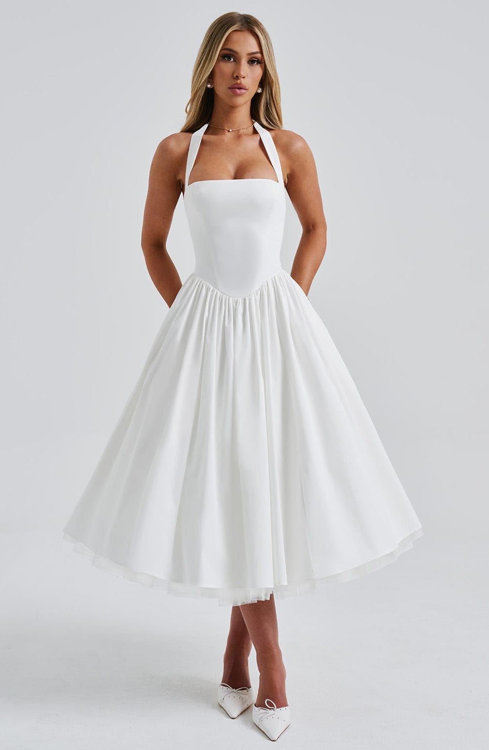 Imani - Women’s Wedding Guest Midi Dress