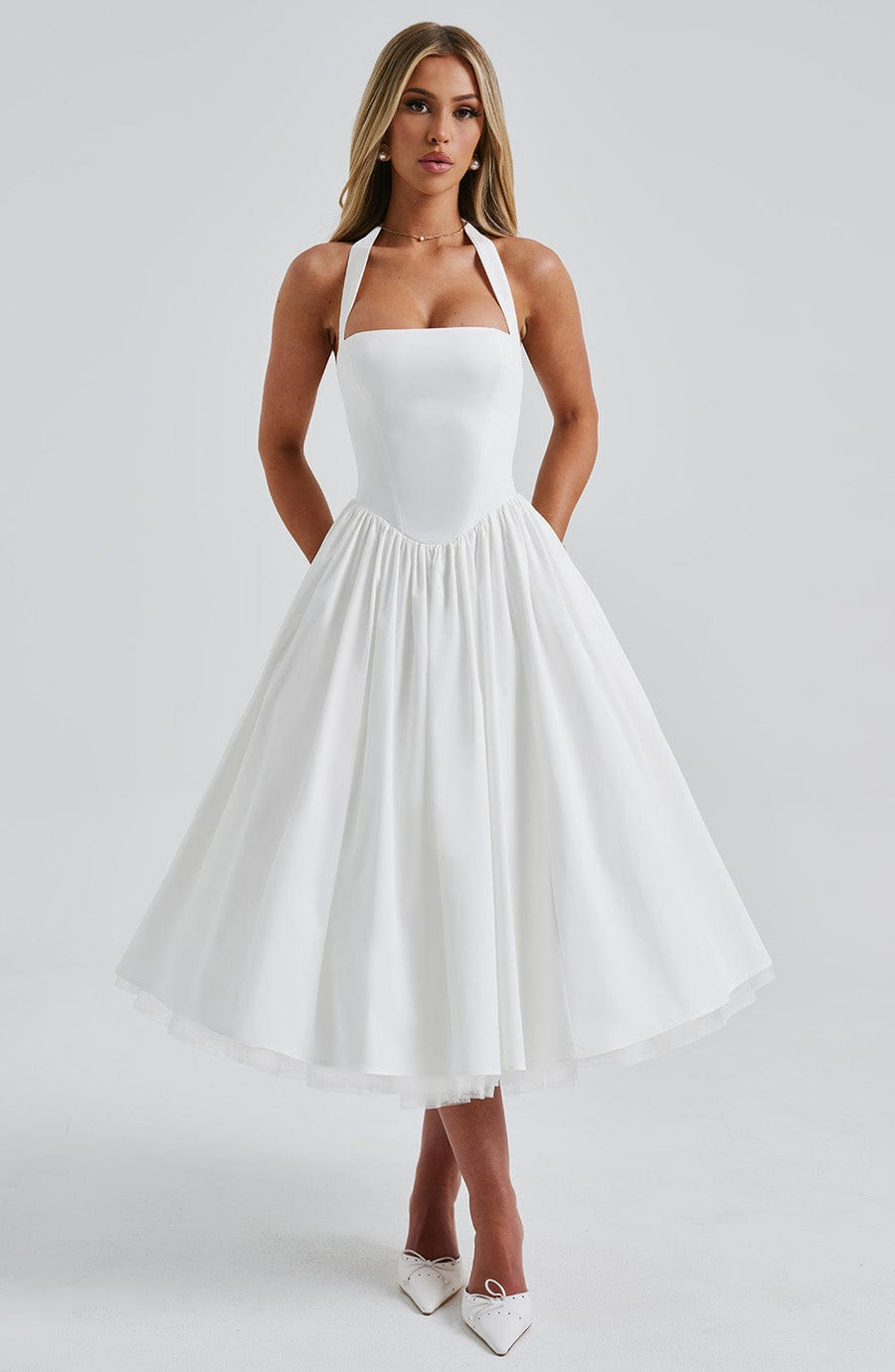 Imani - Women’s Wedding Guest Midi Dress