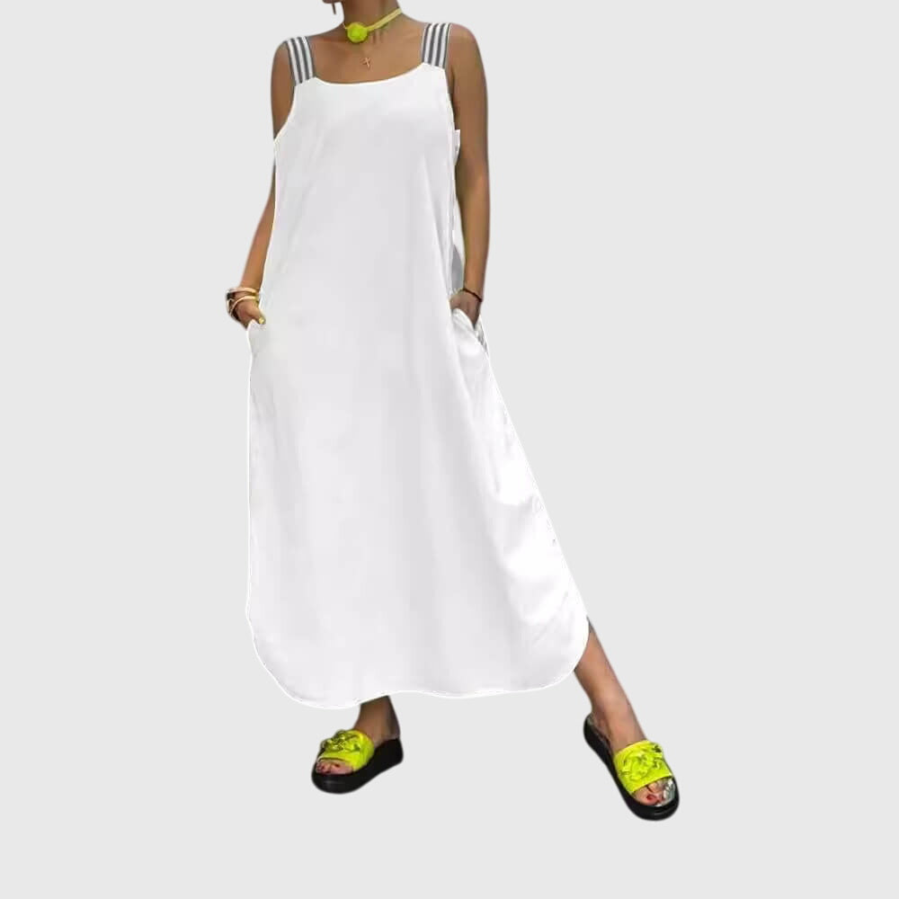 Lyla - Stylish Warm Striped Summer Dress