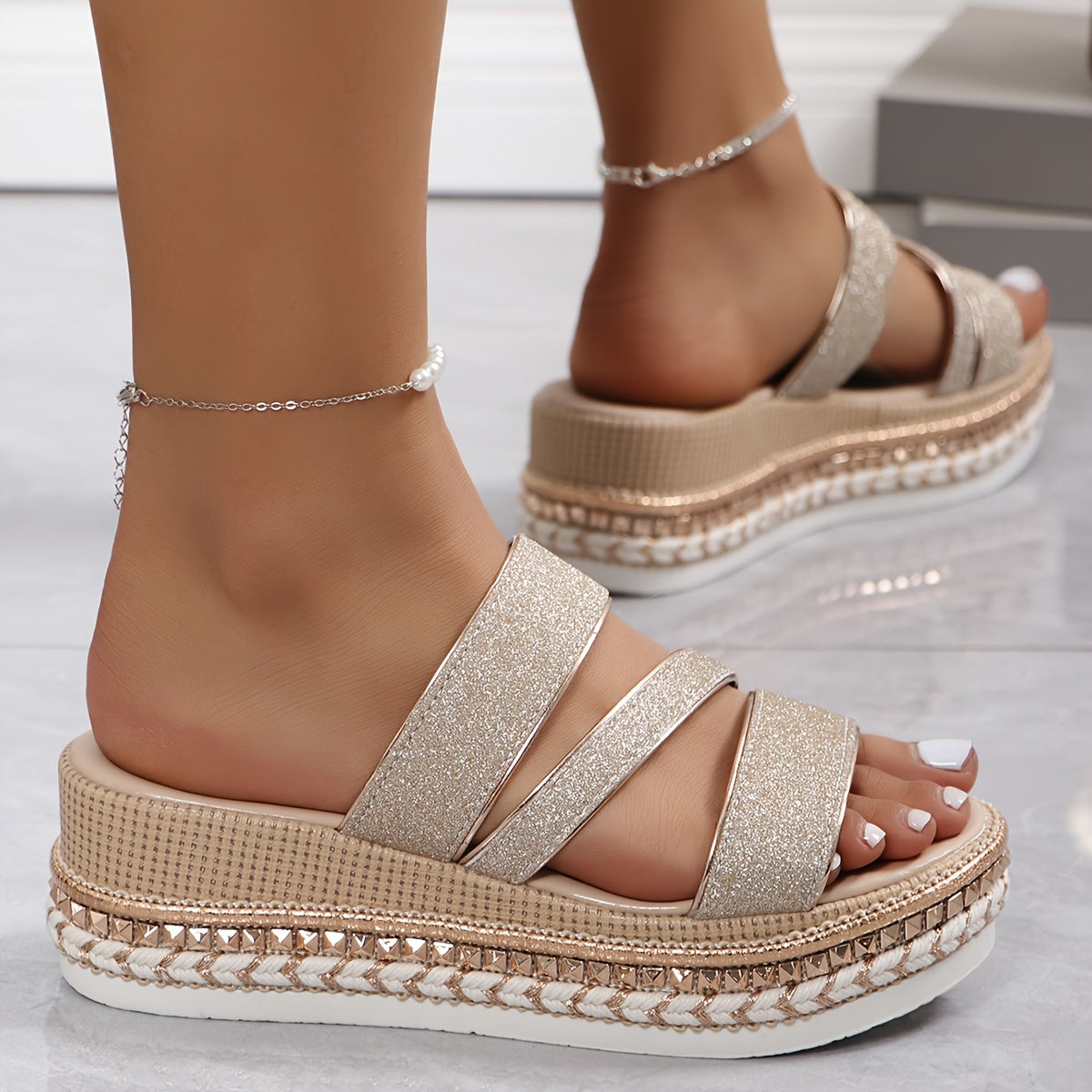 Blaise - Stylish Platform Sandals For Women Multi Strap