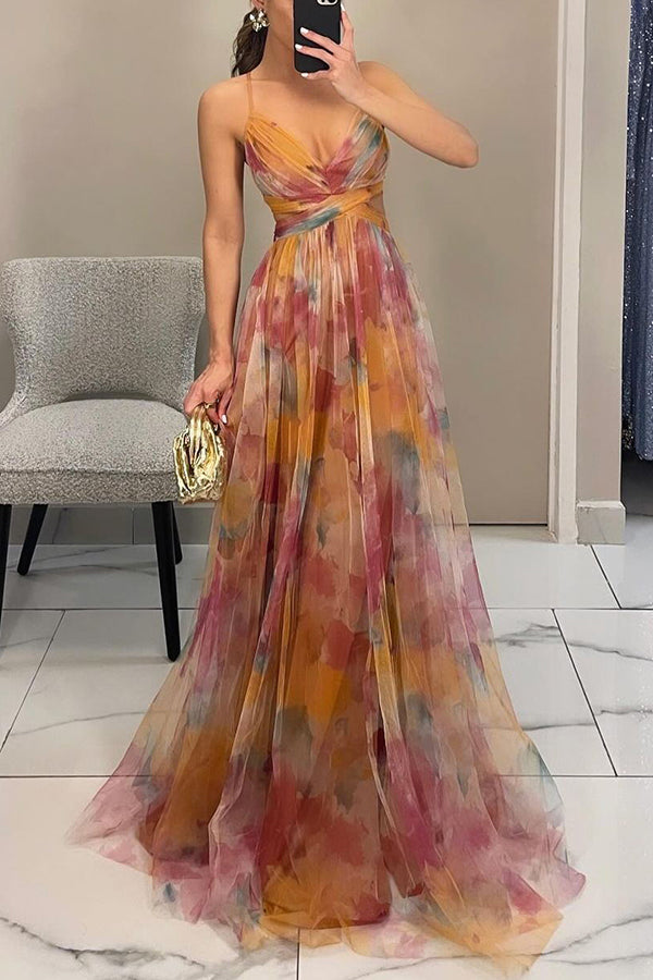 Elinor - Elegant Warm Maxi Floral Dress