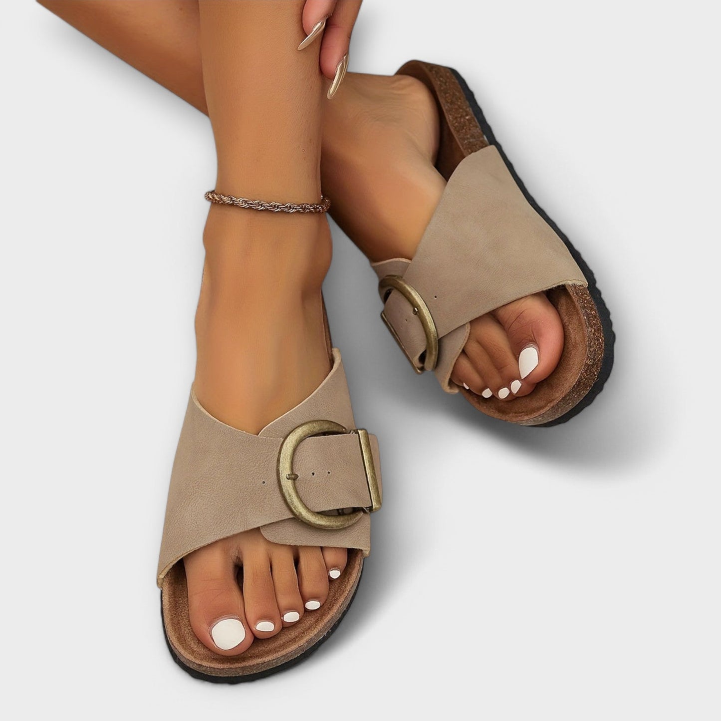 Sloan - Stylish Warm Buckle Strap Sandals