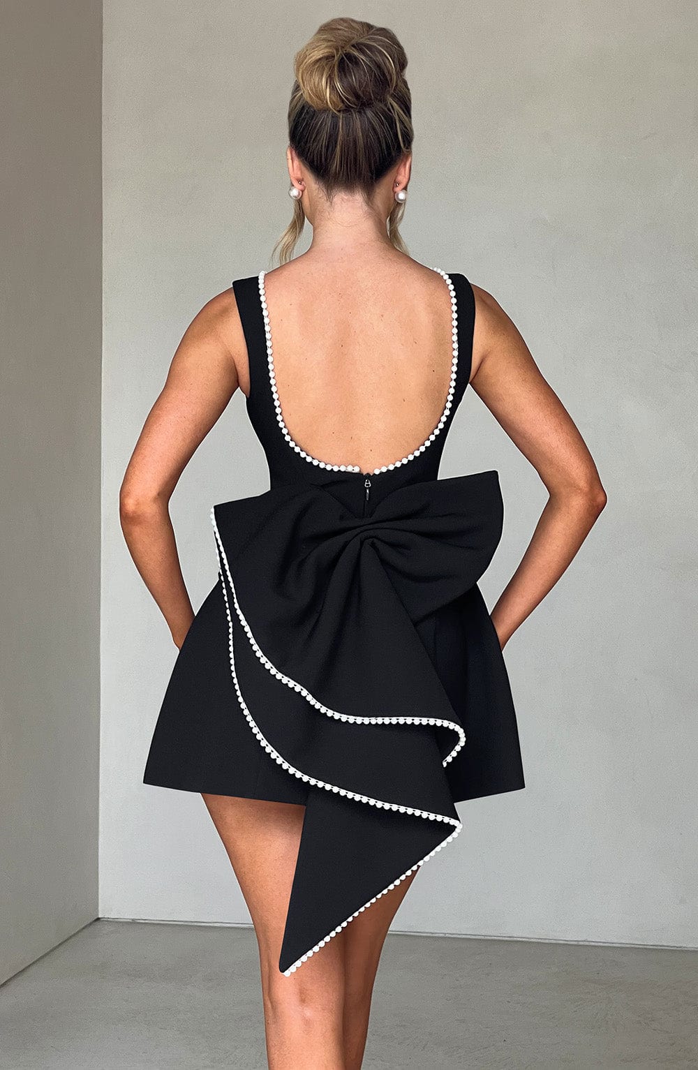 Khalani - Women’s Warm Structured Mini Wedding Guest Dress