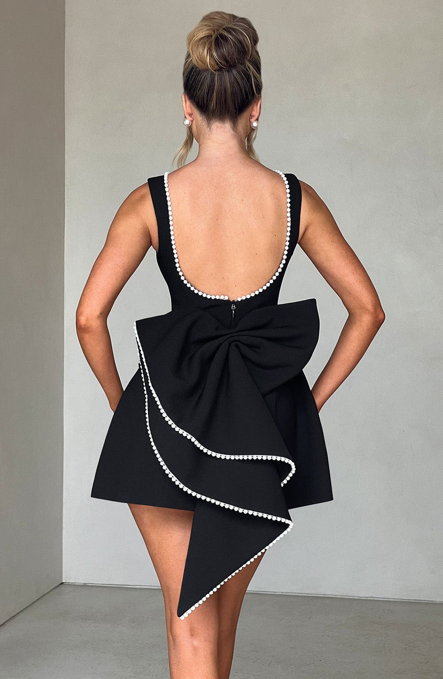 Khalani - Women’s Warm Structured Mini Wedding Guest Dress