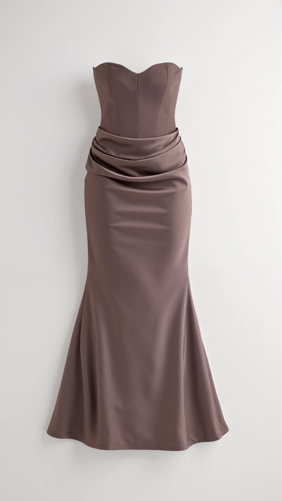 Leona - Elegant Strapless Wedding Guest Dress