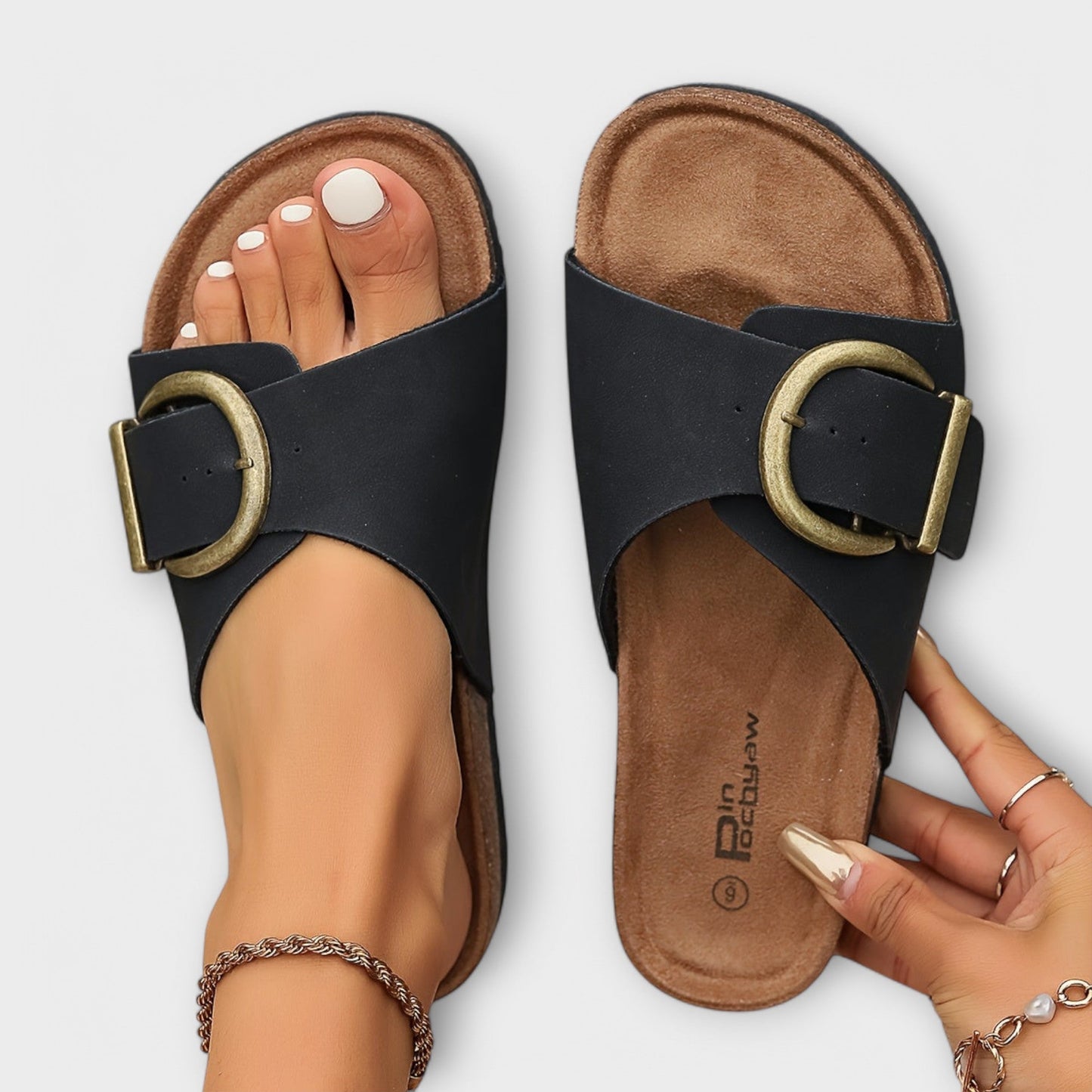 Sloan - Stylish Warm Buckle Strap Sandals