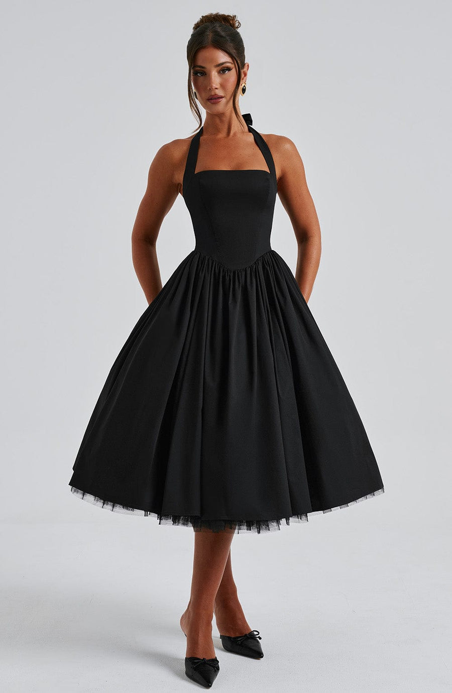 Imani - Women’s Wedding Guest Midi Dress