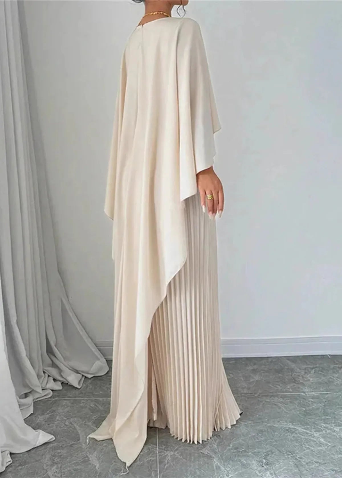 Azalea - Women's Cape Wedding Guest Dress