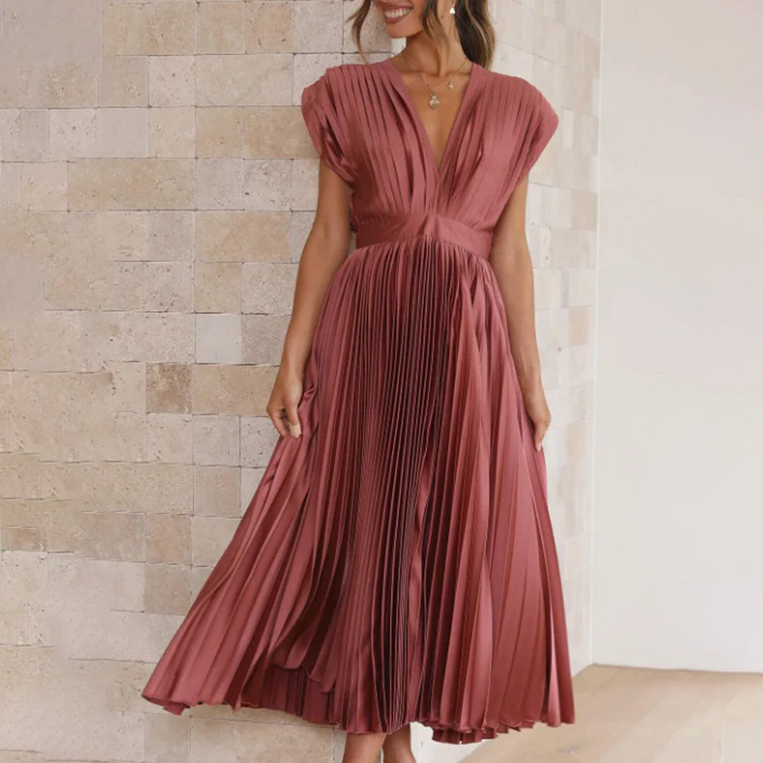 Seraphine - Elegant Wedding Guest Midi Dress