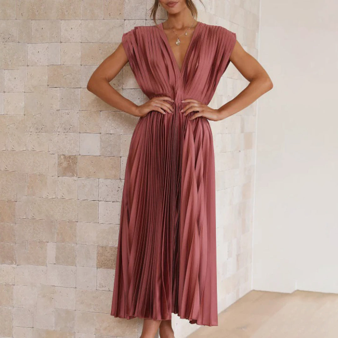 Seraphine - Elegant Wedding Guest Midi Dress