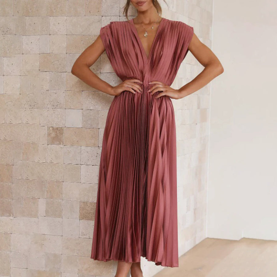 Seraphine - Elegant Wedding Guest Midi Dress