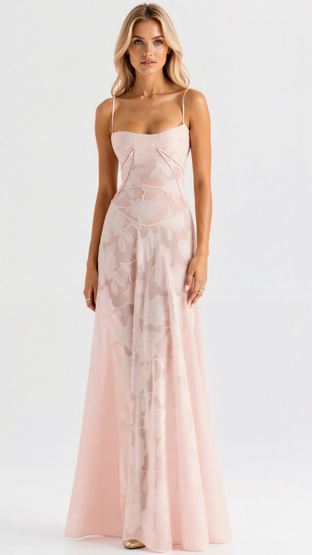 Iliana - Women's Warm Wedding Guest Dress Bustier Maxi