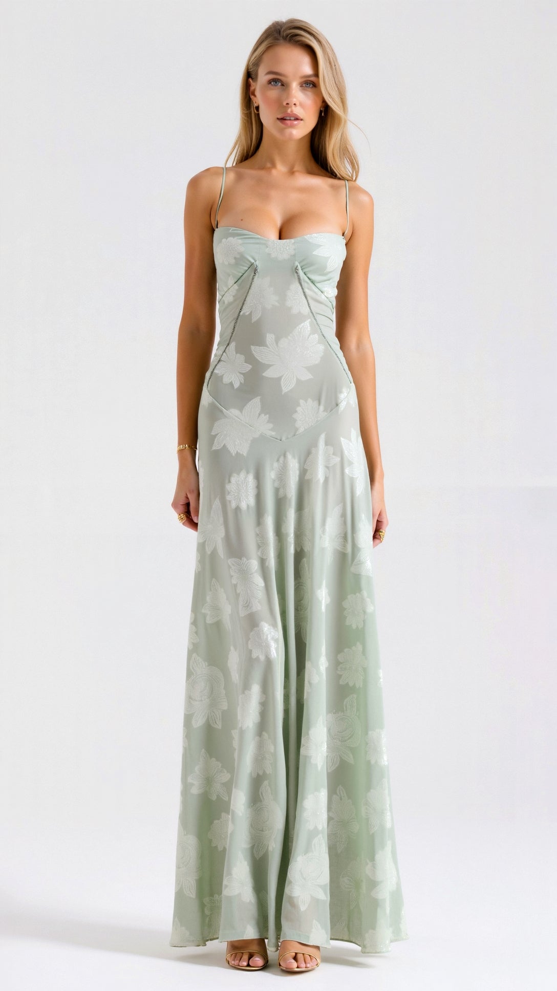 Iliana - Women's Warm Wedding Guest Dress Bustier Maxi