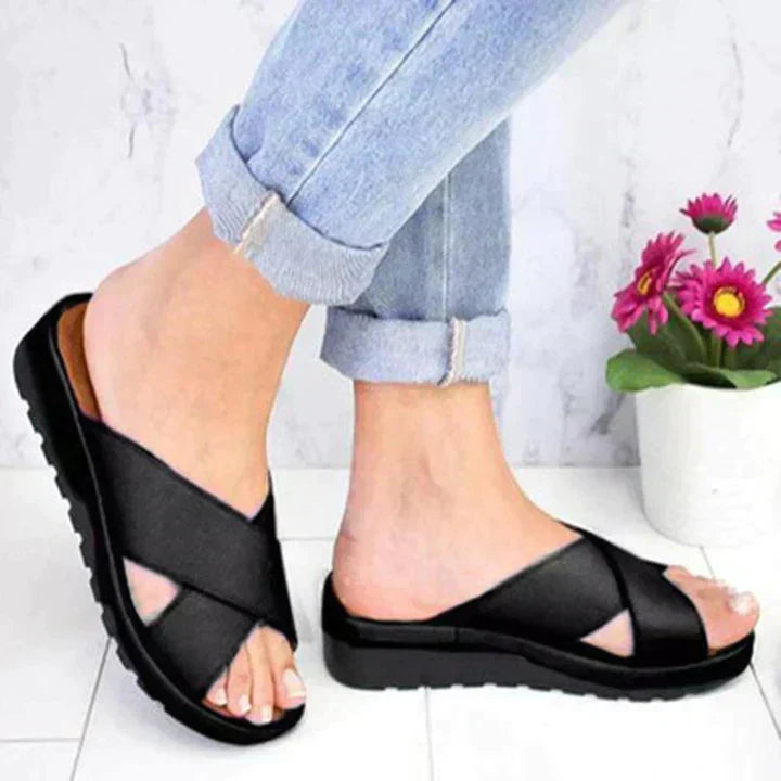 Nala - Stylish Warm Strap Orthopedic Sandals