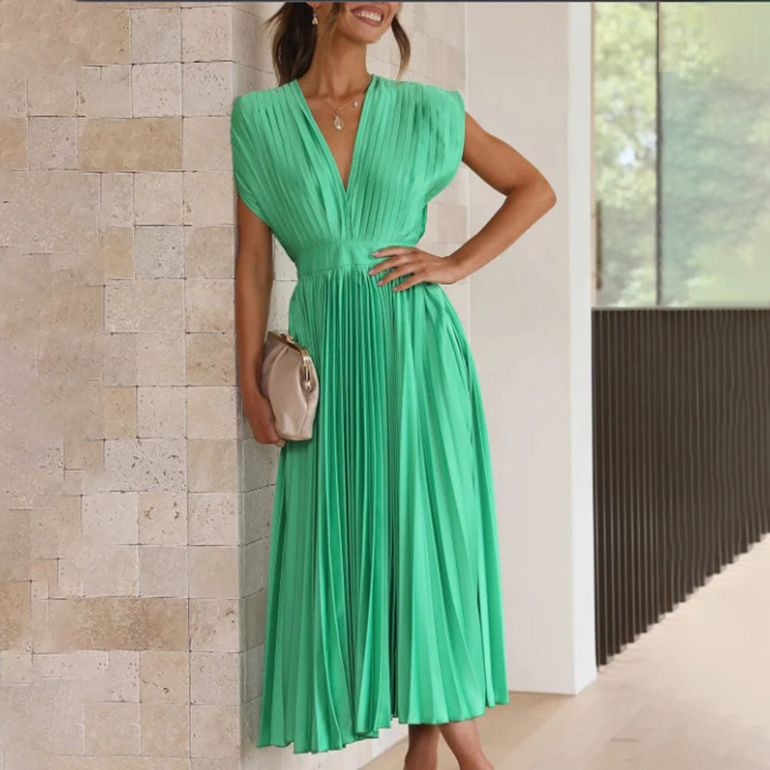 Seraphine - Elegant Wedding Guest Midi Dress