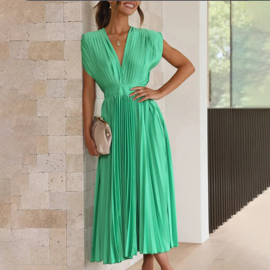Seraphine - Elegant Wedding Guest Midi Dress