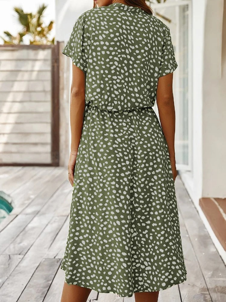 Maddilyn - Women's Stylish Animal Print Summer Dress