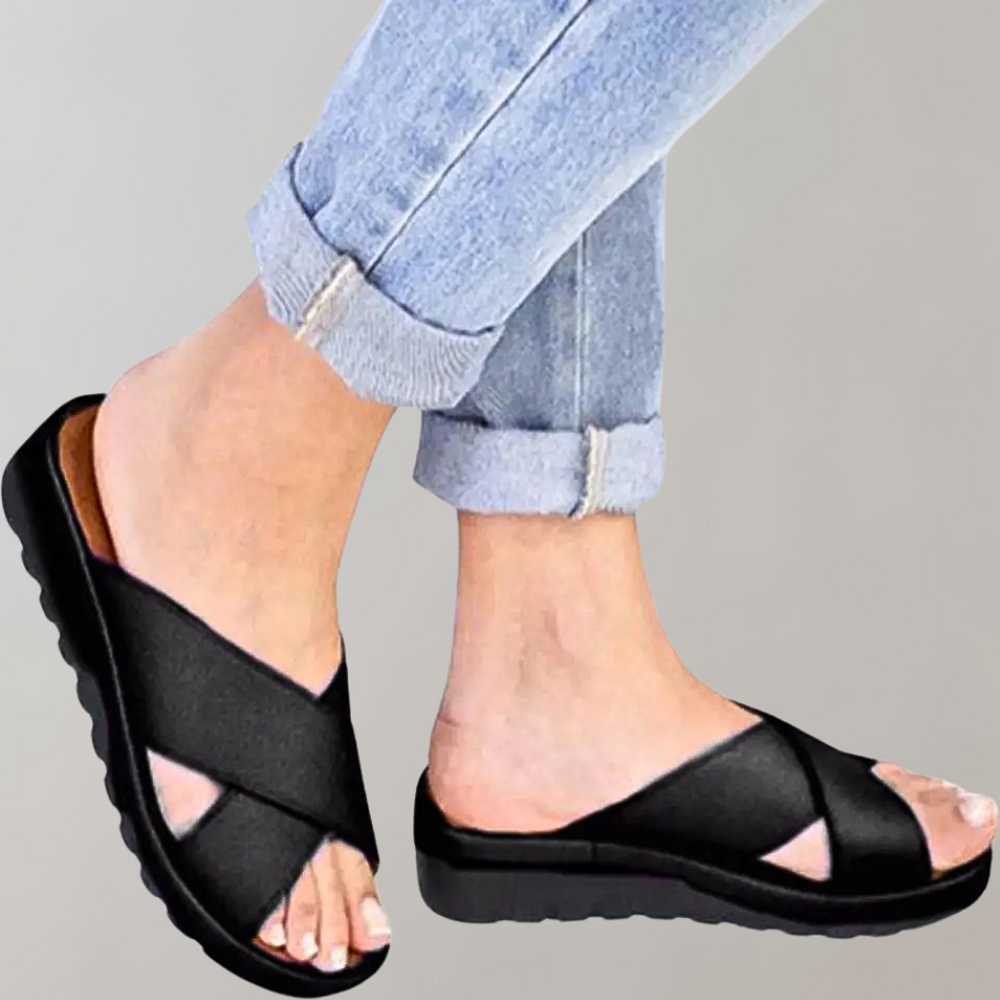 Tenley - Stylish Warm Slip On Sandals