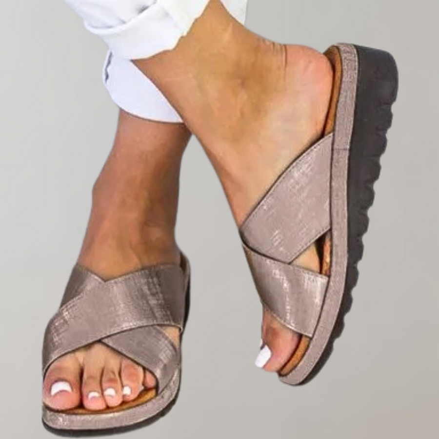 Tenley - Stylish Warm Slip On Sandals