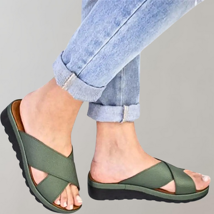 Tenley - Stylish Warm Slip On Sandals