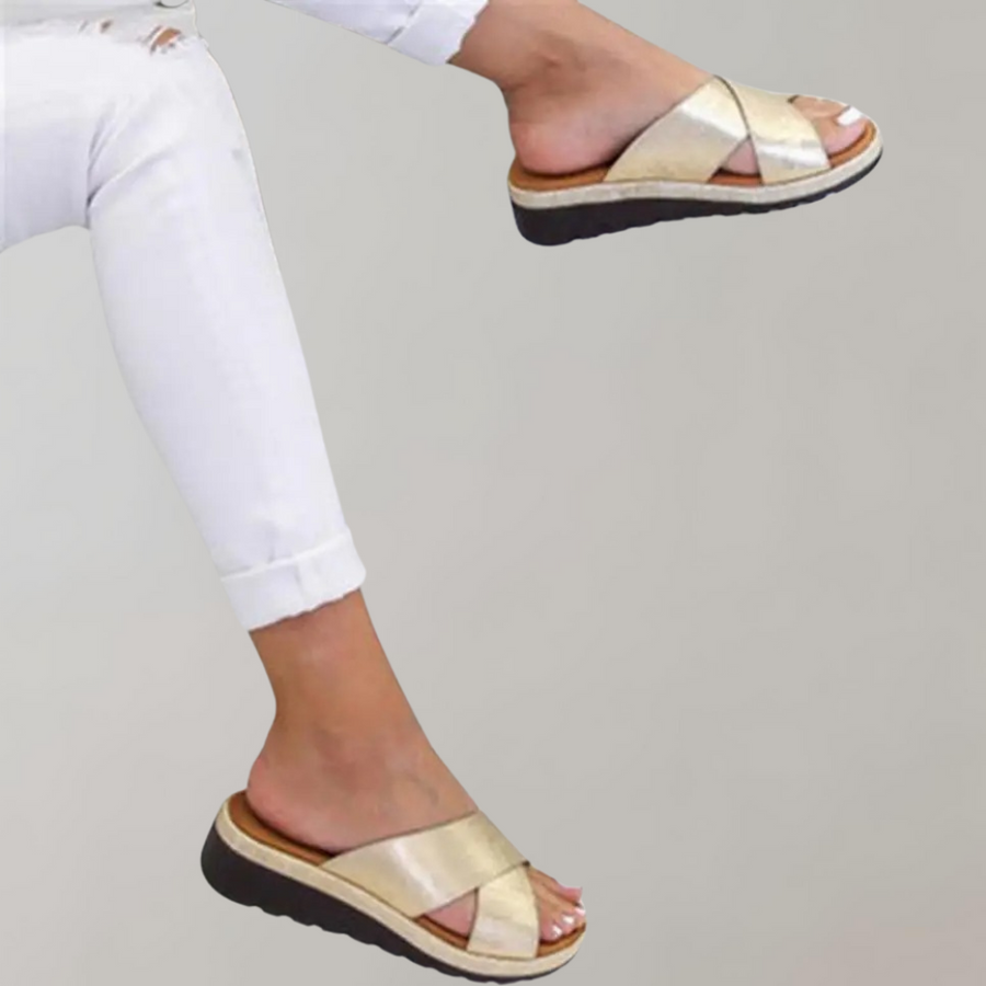 Tenley - Stylish Warm Slip On Sandals