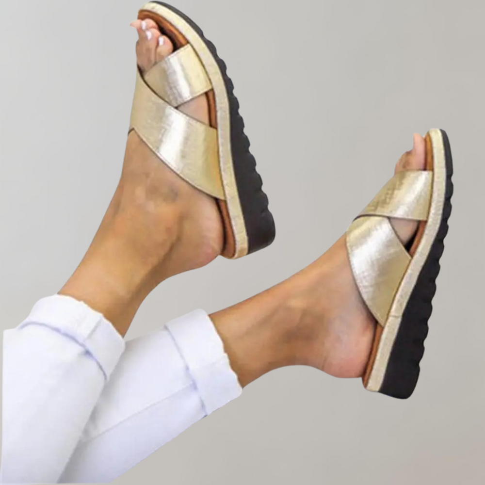 Tenley - Stylish Warm Slip On Sandals