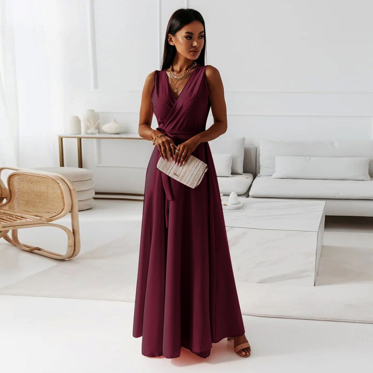 Noemi - Women’s Wedding Guest Maxi Dress