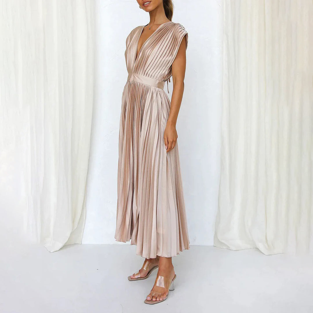 Seraphine - Elegant Wedding Guest Midi Dress